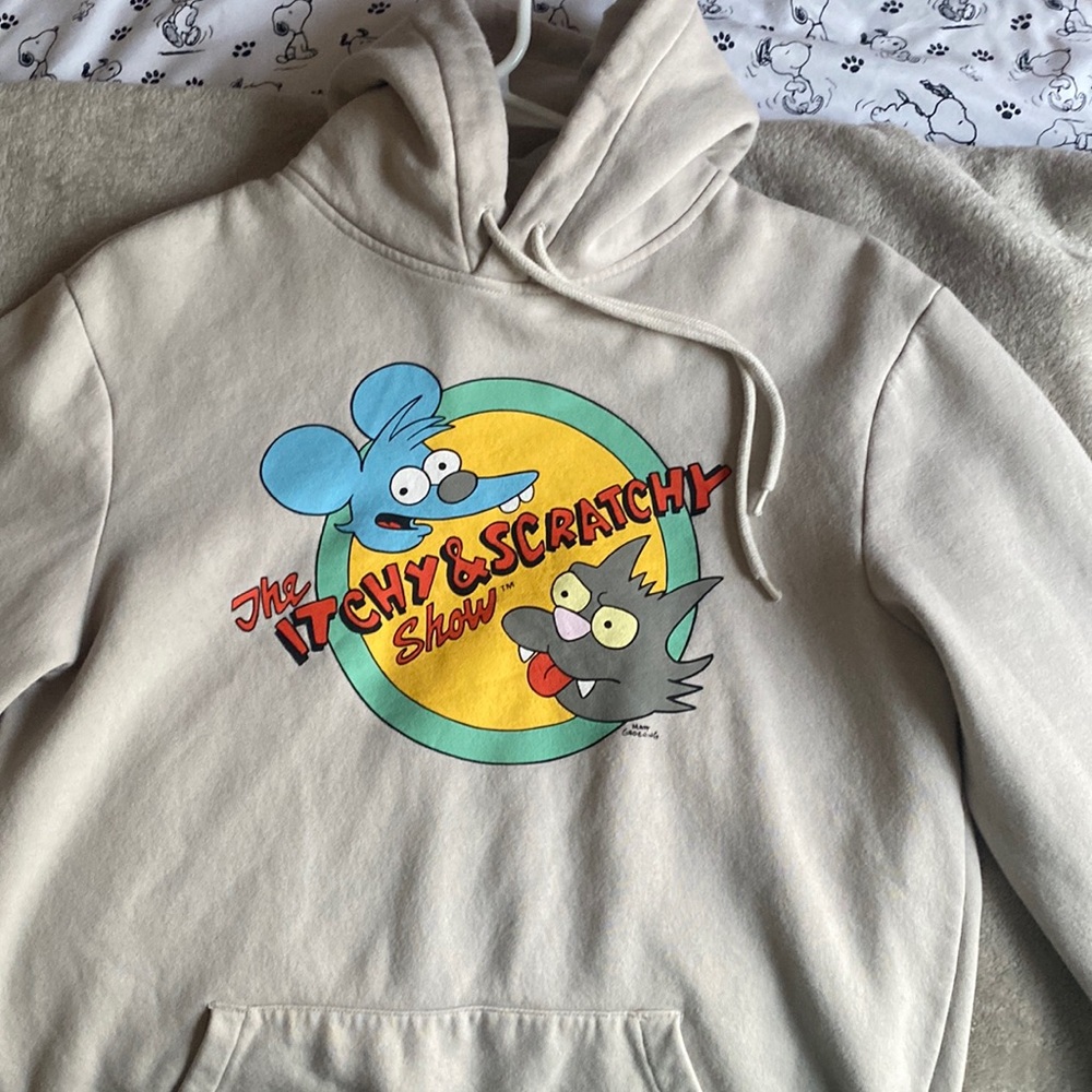 Mens Itchy & Scratchy Show Hoodie